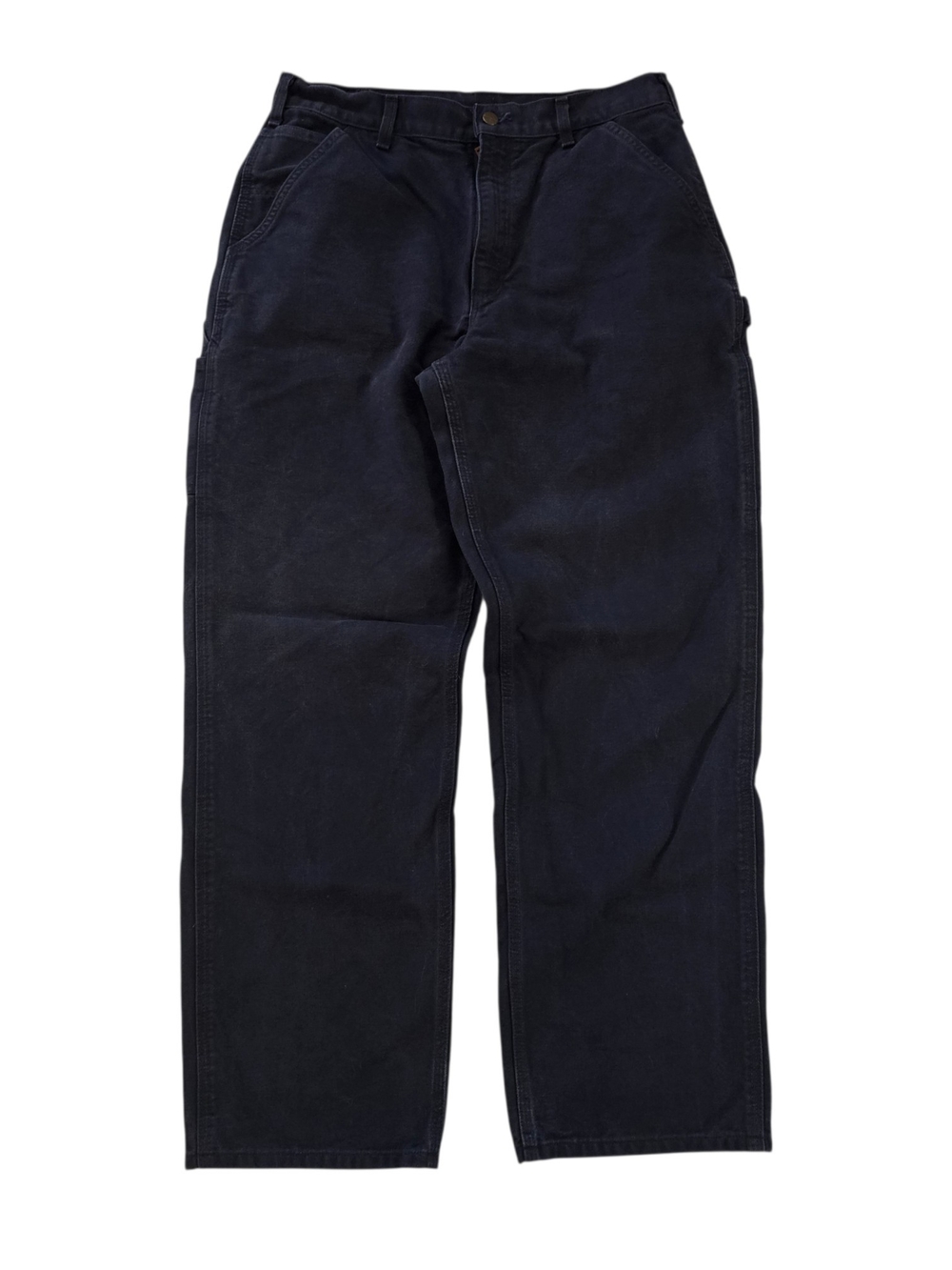 Carhartt Men's Dark Blue Workwear Utility Carpenter Pants - Picture 2 of 6